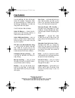 Preview for 2 page of Radio Shack ET-545 Owner'S Manual