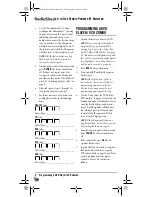 Preview for 8 page of Radio Shack Kameleon 4-in-One Owner'S Manual