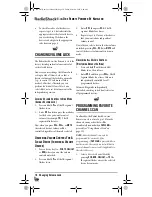 Preview for 10 page of Radio Shack Kameleon 4-in-One Owner'S Manual