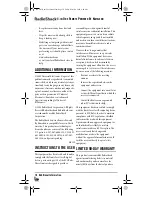 Preview for 18 page of Radio Shack Kameleon 4-in-One Owner'S Manual