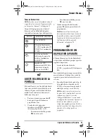 Preview for 27 page of Radio Shack Kameleon 4-in-One Owner'S Manual