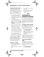 Preview for 34 page of Radio Shack Kameleon 4-in-One Owner'S Manual