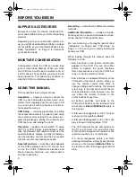 Preview for 8 page of Radio Shack Optimus 66 Owner'S Manual