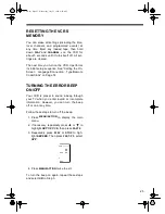 Preview for 25 page of Radio Shack Optimus 66 Owner'S Manual