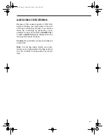 Preview for 47 page of Radio Shack Optimus 66 Owner'S Manual