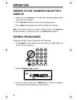 Preview for 20 page of Radio Shack PRO-71 Owner'S Manual