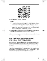 Preview for 21 page of Radio Shack PRO-71 Owner'S Manual