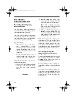 Preview for 10 page of Radio Shack TAD-1009 Owner'S Manual