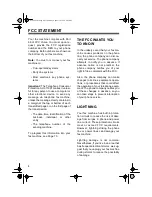 Preview for 4 page of Radio Shack TFX-1032 Owner'S Manual