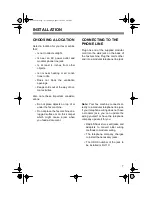 Preview for 7 page of Radio Shack TFX-1032 Owner'S Manual