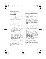 Preview for 23 page of Radio Shack TFX-1032 Owner'S Manual