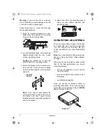 Preview for 6 page of Radio Shack TRC-511 User Manual