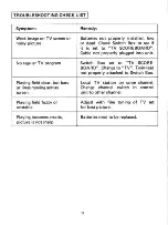 Preview for 9 page of Radio Shack TV SCOREBOARD 60-3060 Owner'S Manual