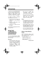 Preview for 4 page of Radio Shack Universal Battery Pack Conditioner/Charger Owner'S Manual