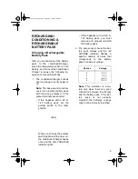 Preview for 9 page of Radio Shack Universal Battery Pack Conditioner/Charger Owner'S Manual