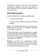 Preview for 7 page of Radio Shack Weatheradio Owner'S Manual