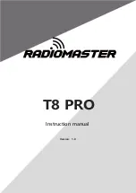 Preview for 1 page of RadioMaster T8 Pro Instruction Manual