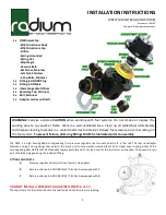 Preview for 1 page of Radium DMR Installation Instructions