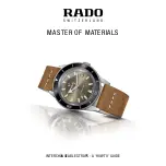 Preview for 1 page of Rado MASTER OF MATERIALS A 'How To' Manual