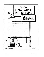 RadonAway GP500 Installation Instruction preview