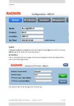 Preview for 385 page of Radwin 5000 HPMP User Manual