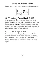 Preview for 18 page of Rae DoseRAE 2 User Manual