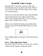 Preview for 40 page of Rae DoseRAE 2 User Manual