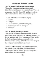 Preview for 78 page of Rae DoseRAE 2 User Manual