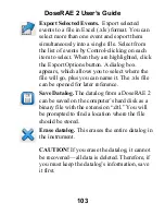 Preview for 105 page of Rae DoseRAE 2 User Manual