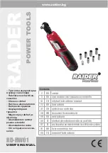 Raider 030150 User Manual preview