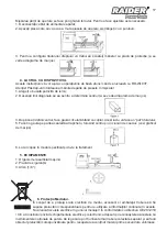 Preview for 17 page of Raider 059905 User Manual