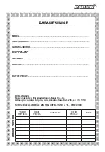 Preview for 57 page of Raider GARDEN TOOLS RD-LM33 User Manual