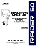 Raider NSN 3HD 2805-01-652-3076 Owner'S Manual preview