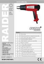 Preview for 1 page of Raider Pro RDP-HG21 User Manual