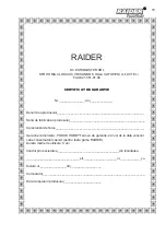 Preview for 79 page of Raider RD-AG34 User Manual