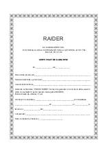 Preview for 61 page of Raider RD-CS24 User Manual