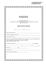 Preview for 43 page of Raider RD-ES15 User Manual