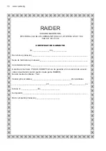 Preview for 76 page of Raider RD-GBC07S User Manual