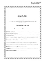 Preview for 39 page of Raider RD-HGP01 User Manual