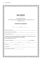 Preview for 112 page of Raider RD-LM31 User Manual