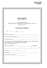 Preview for 77 page of Raider RD-SGC07 User Manual