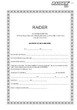 Preview for 67 page of Raider RDP-JS25 User Manual