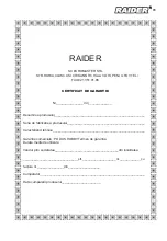 Preview for 85 page of Raider RDP-SOMT20 User Manual