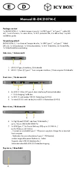 Preview for 6 page of RaidSonic Technology Icy Box IB-DK2107M-C User Manual