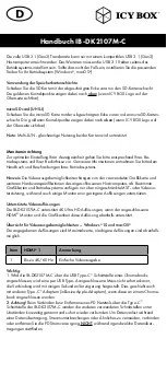 Preview for 14 page of RaidSonic Technology Icy Box IB-DK2107M-C User Manual