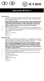 Preview for 8 page of RaidSonic ICY BOX IB-DK2101-C Manual