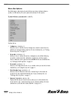Preview for 38 page of Rain Bird Freedom System for Maxicom2 User Manual