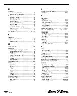 Preview for 204 page of Rain Bird Freedom System for Maxicom2 User Manual