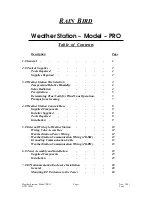 Preview for 3 page of Rain Bird Pro Installation, Maintenance And Troubleshooting Manual