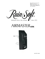 Rain Soft AIRMASTER ULTRA Manual preview